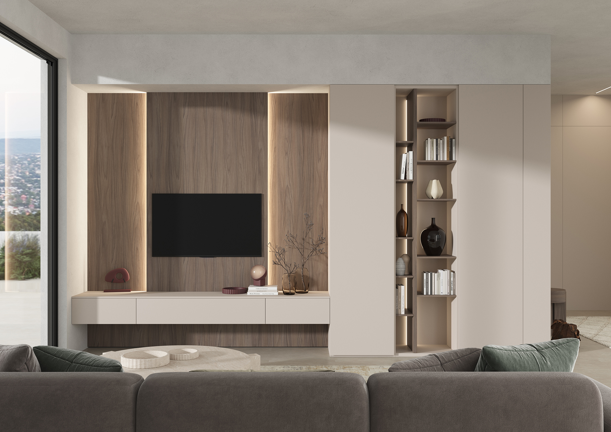 G25C30050 Soggiorno + I25C30020 Ingresso - Favero